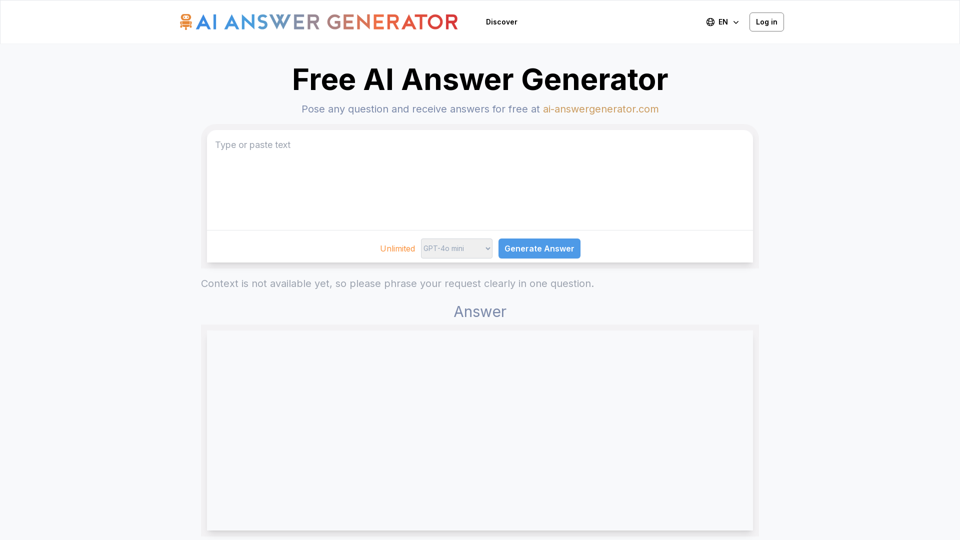 AI Answer Generator