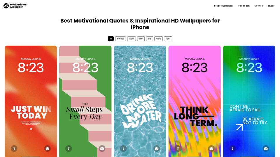 Motivational Wallpapers | Inspirational Quotes for iPhone