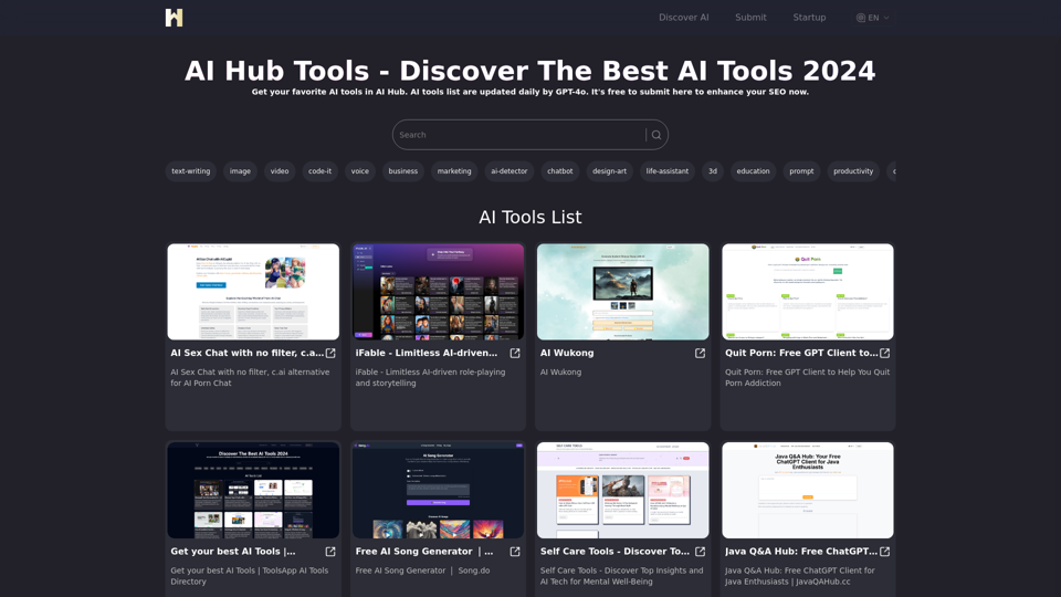 Get your best AI Tools | AI Hub Tools