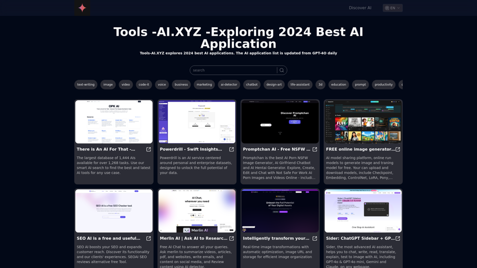 Get your best AI application | Tools-AI.XYZ