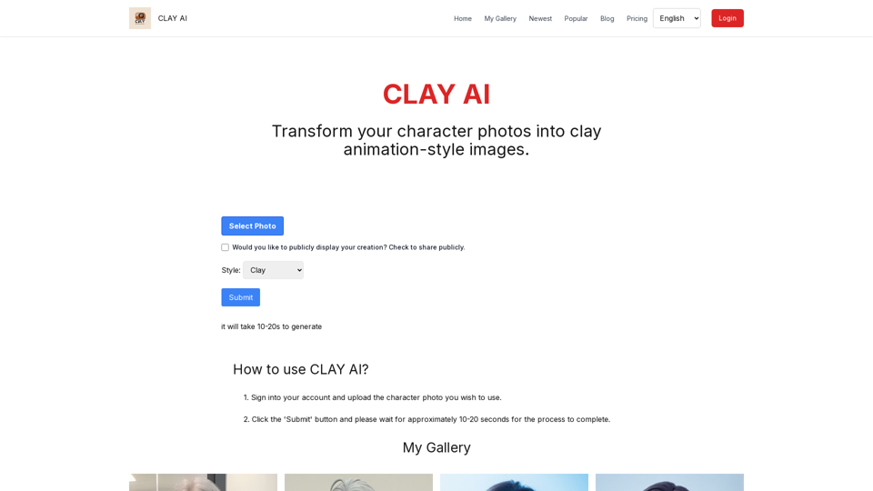 Create Stunning Clay AI Filters: Transform Photos into Art | ClayAI.show