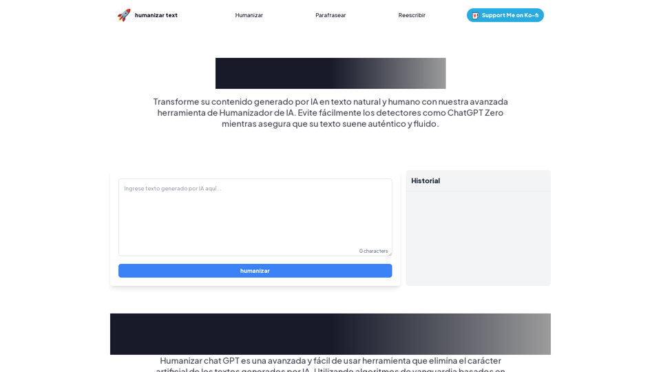 Humanizar Texto IA (Gratis y sin necesidad de registro)