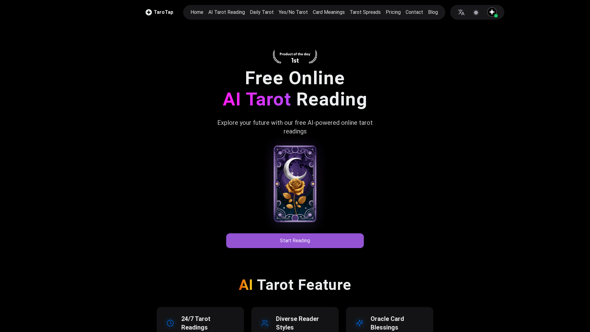 AI Tarot: Free Online AI Tarot Reading