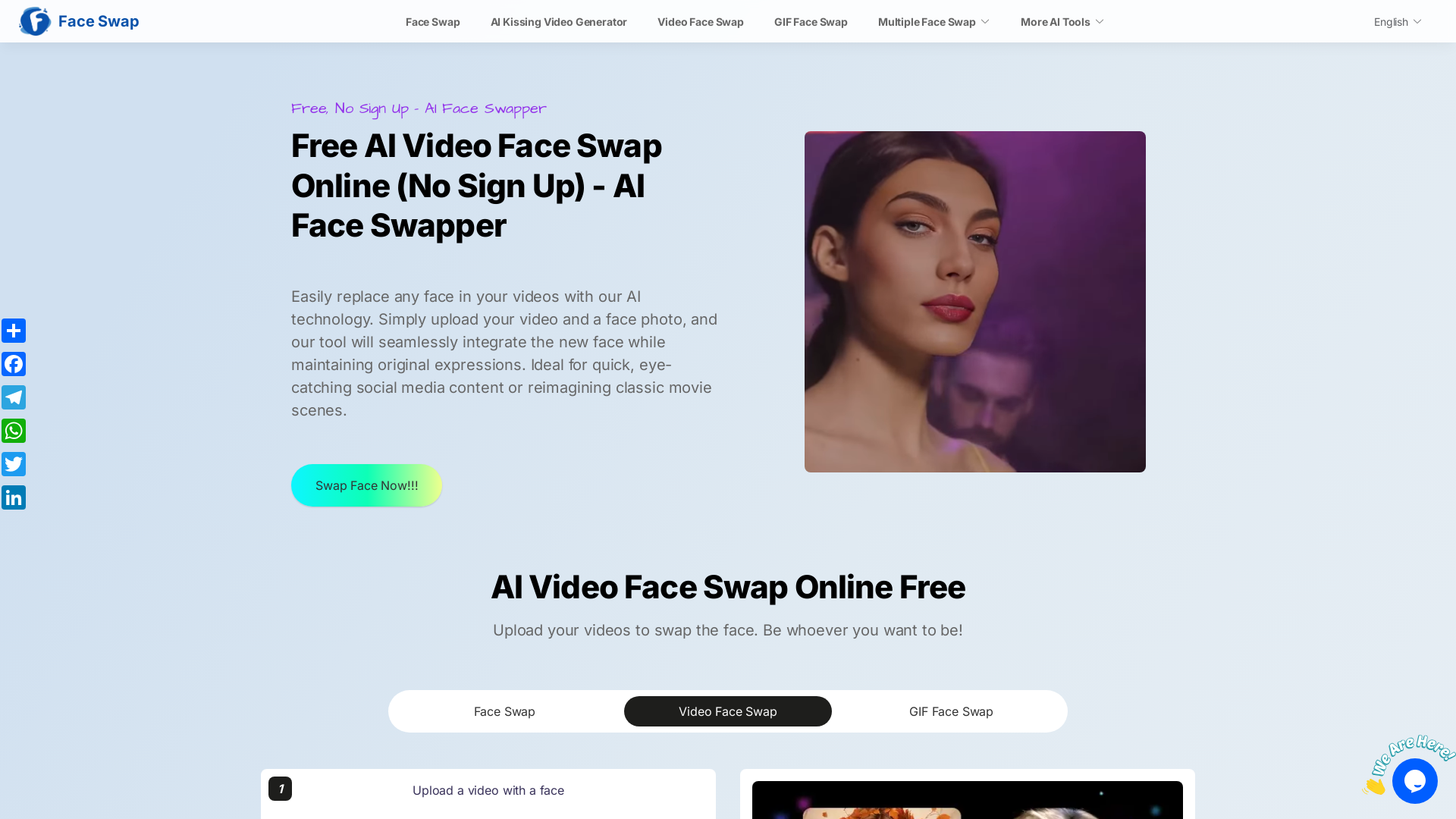 Free AI Video Face Swap Online (No Sign Up)