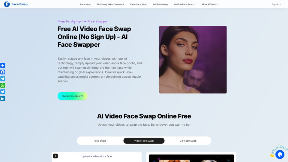 Free AI Video Face Swap Online (No Sign Up) - AI Face Swapper