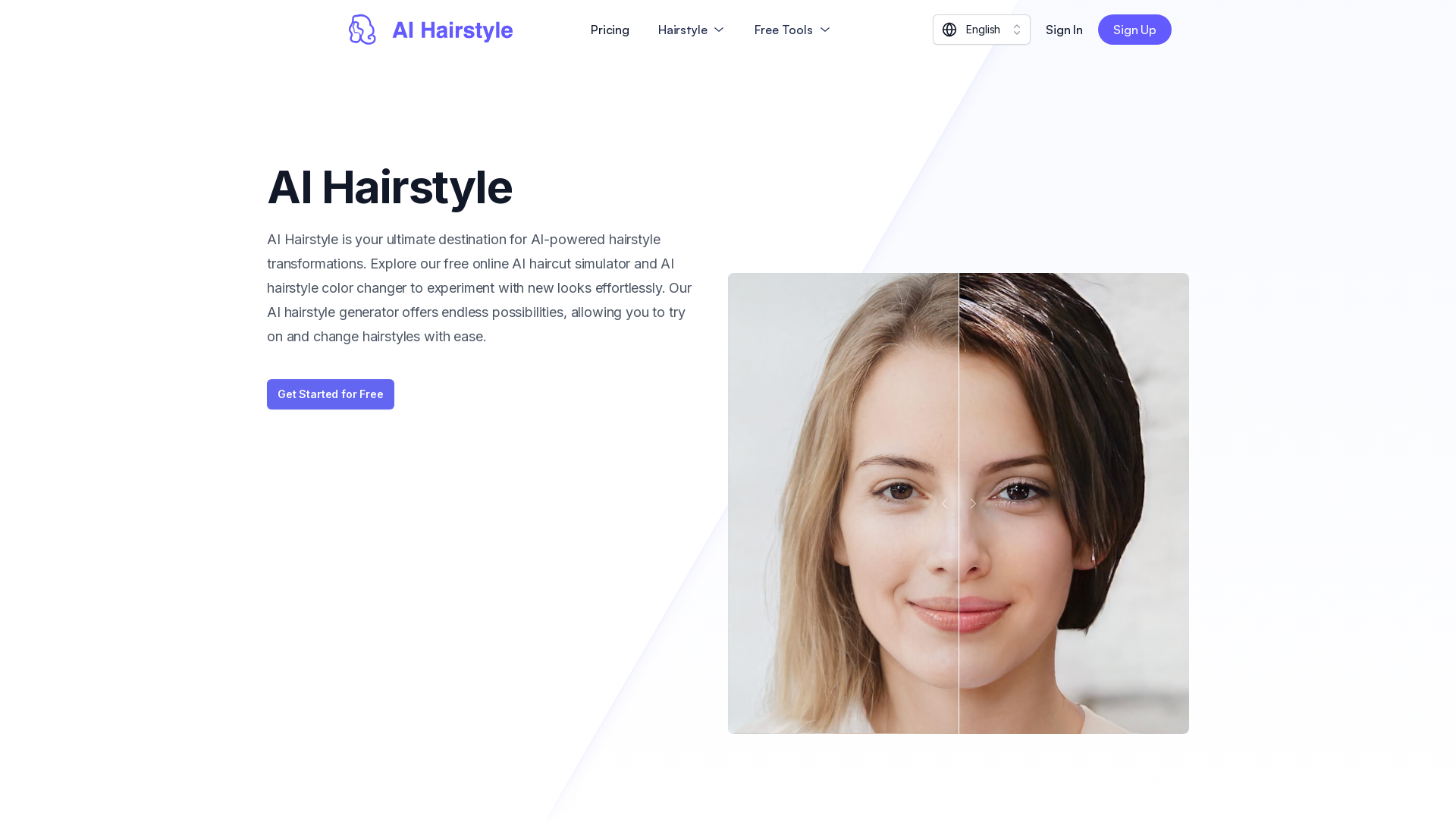 AI Hairstyle Online Free screenshot