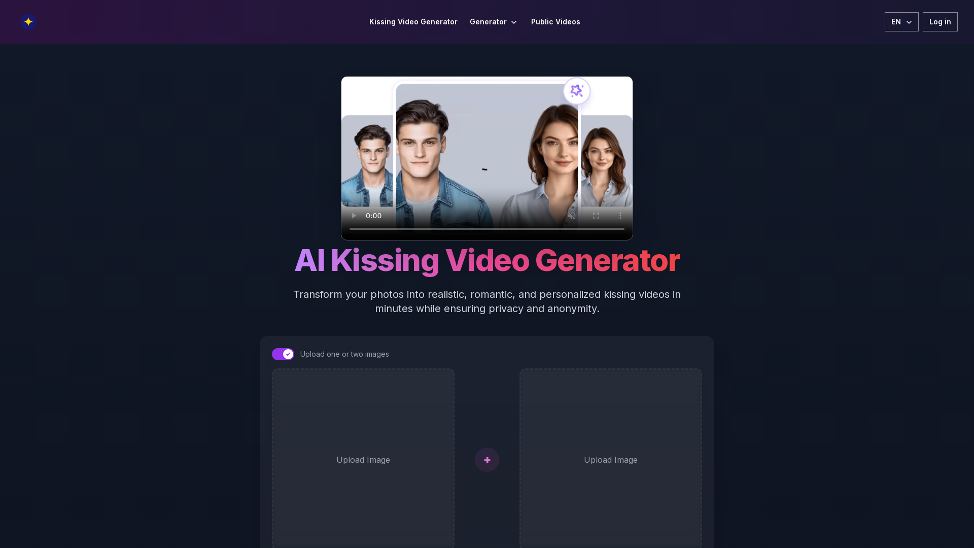 AI Kissing Video Generator