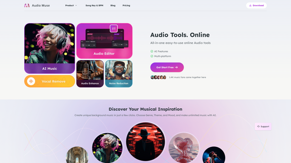 Audio Muse screenshot