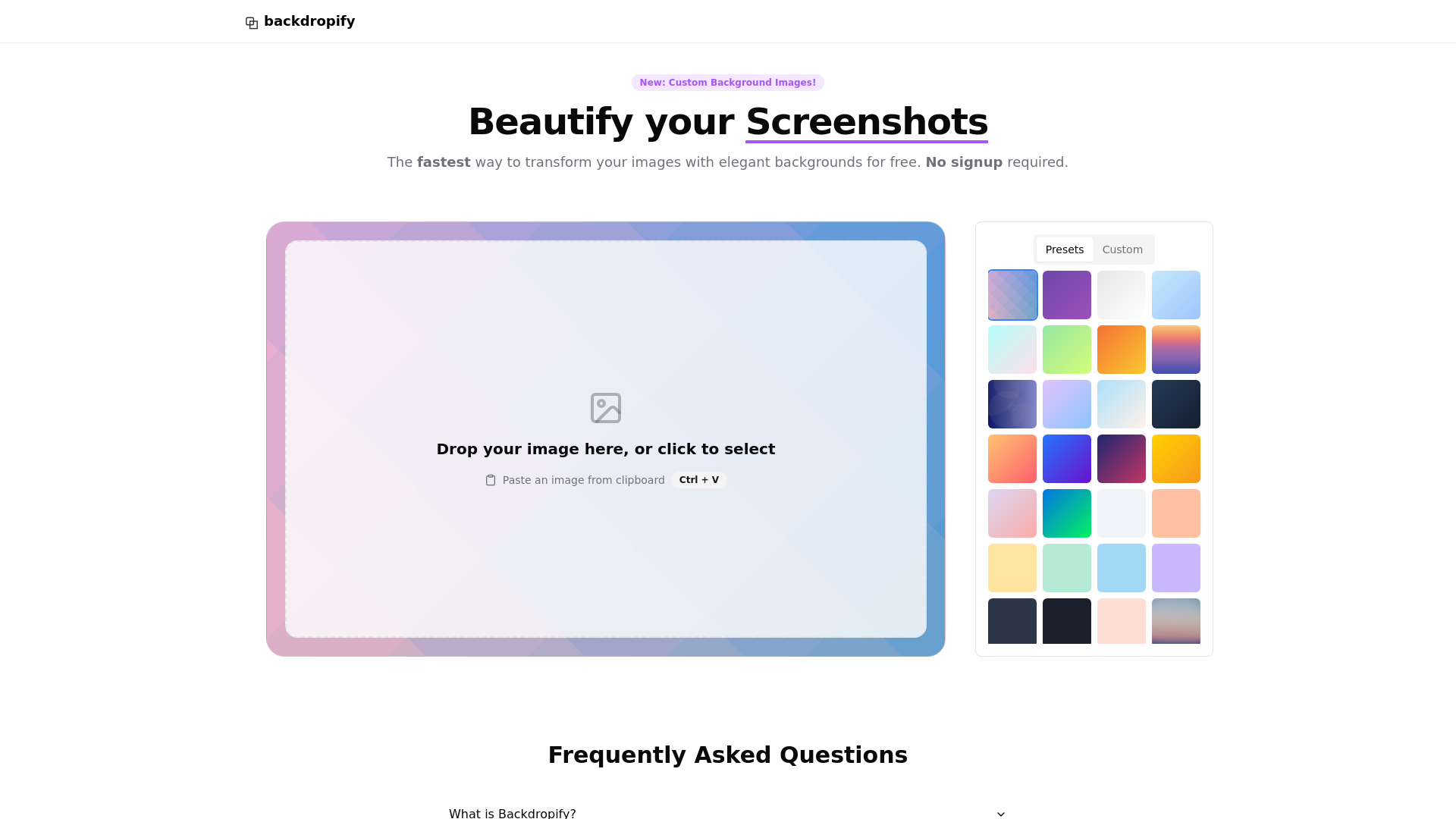 Backdropify