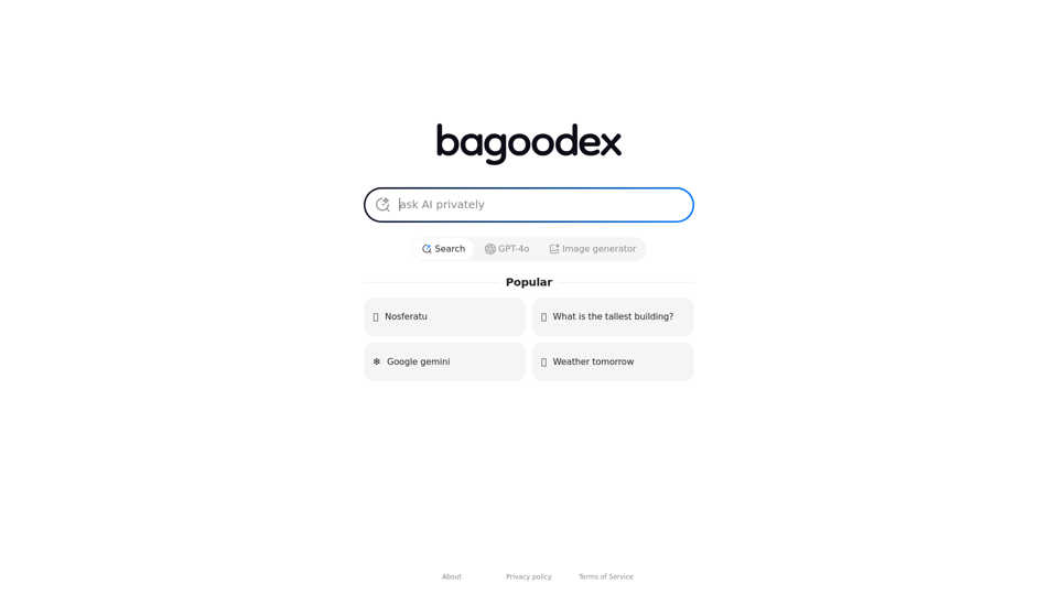 Bagoodex screenshot