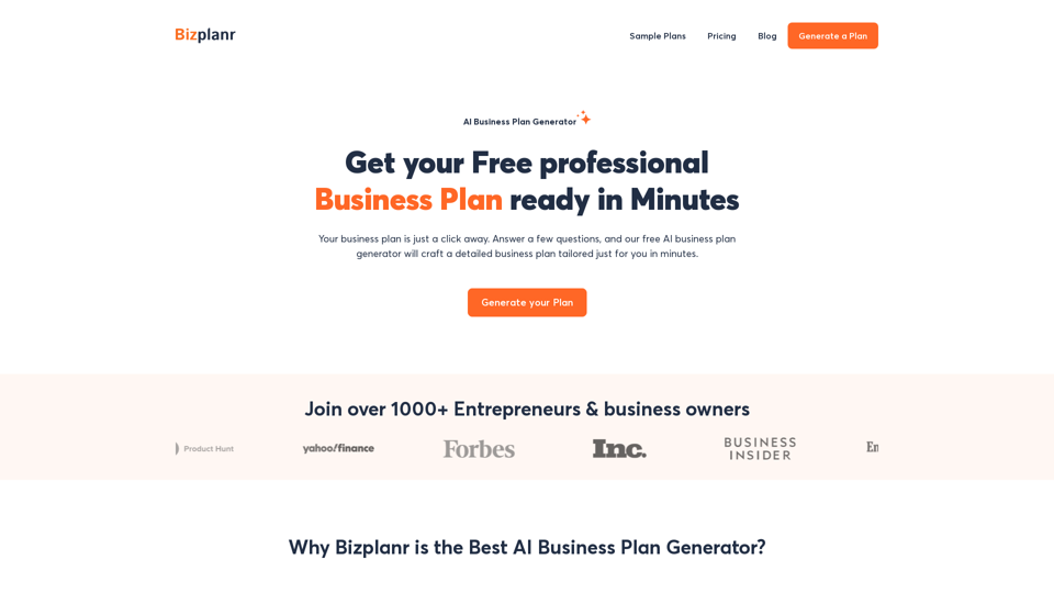 AI Business Plan Generator: Create Your Plan in Minutes