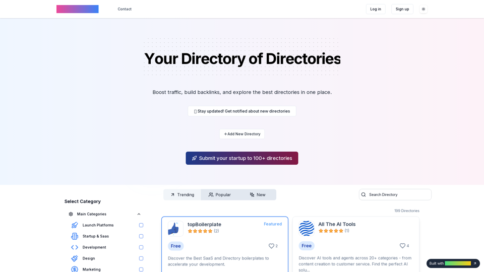 Directory Of Directories | DirectoryHunt