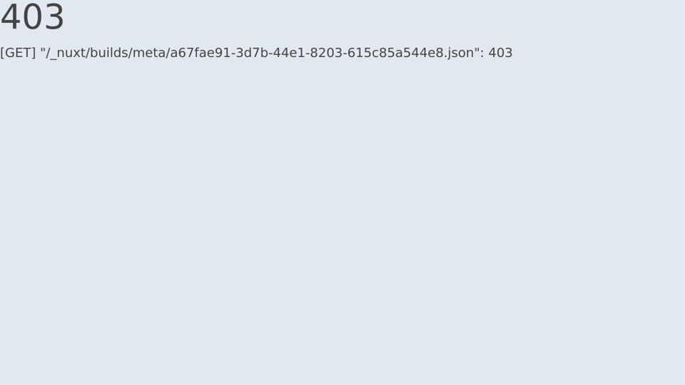 403 - Internal Server Error | Nuxt