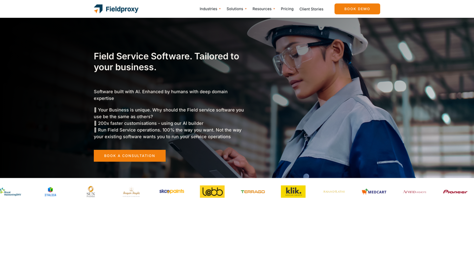 AI Powered FSM Software | Fieldproxy