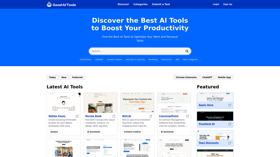 Good AI Tools screenshot