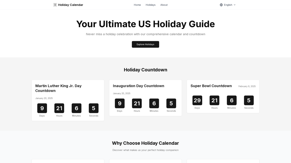 Holidays in US - Countdown, Source, Event Ceremony, Taboos