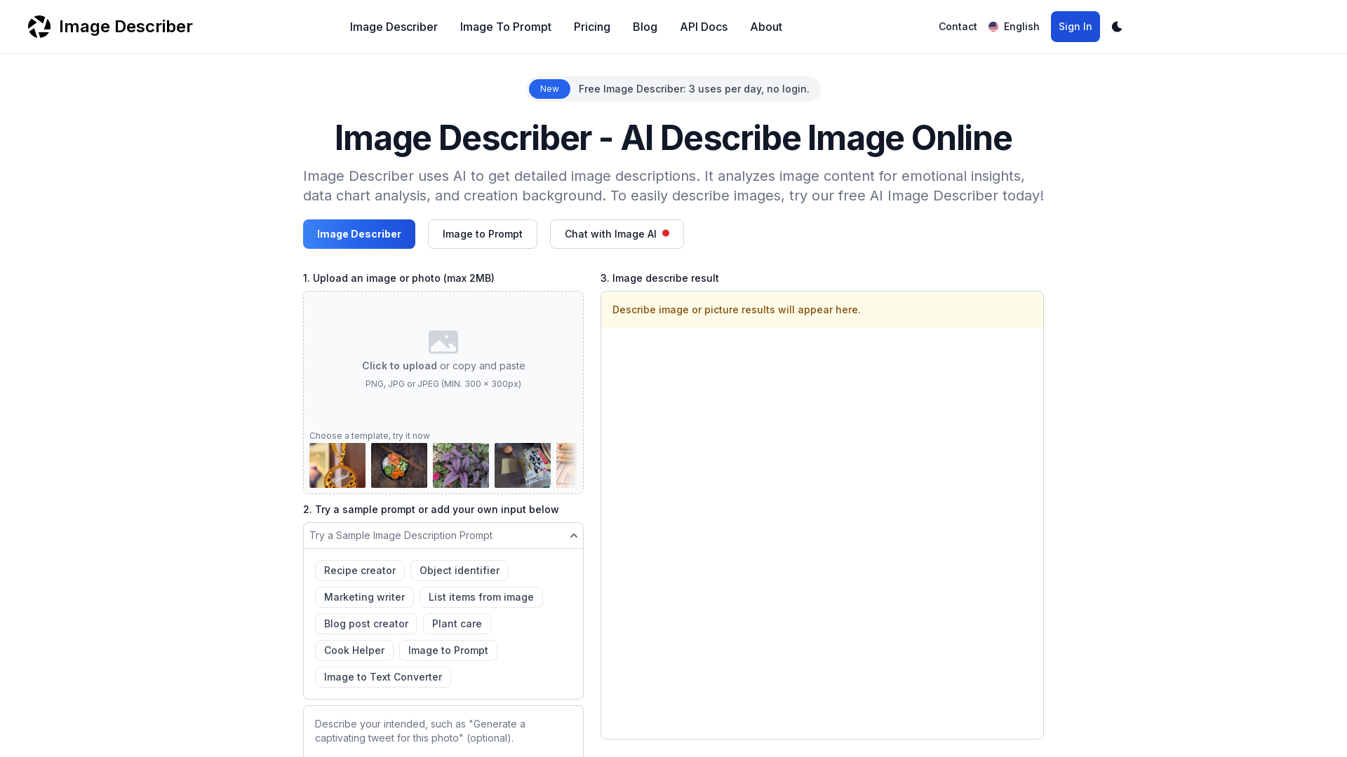 Image Describer