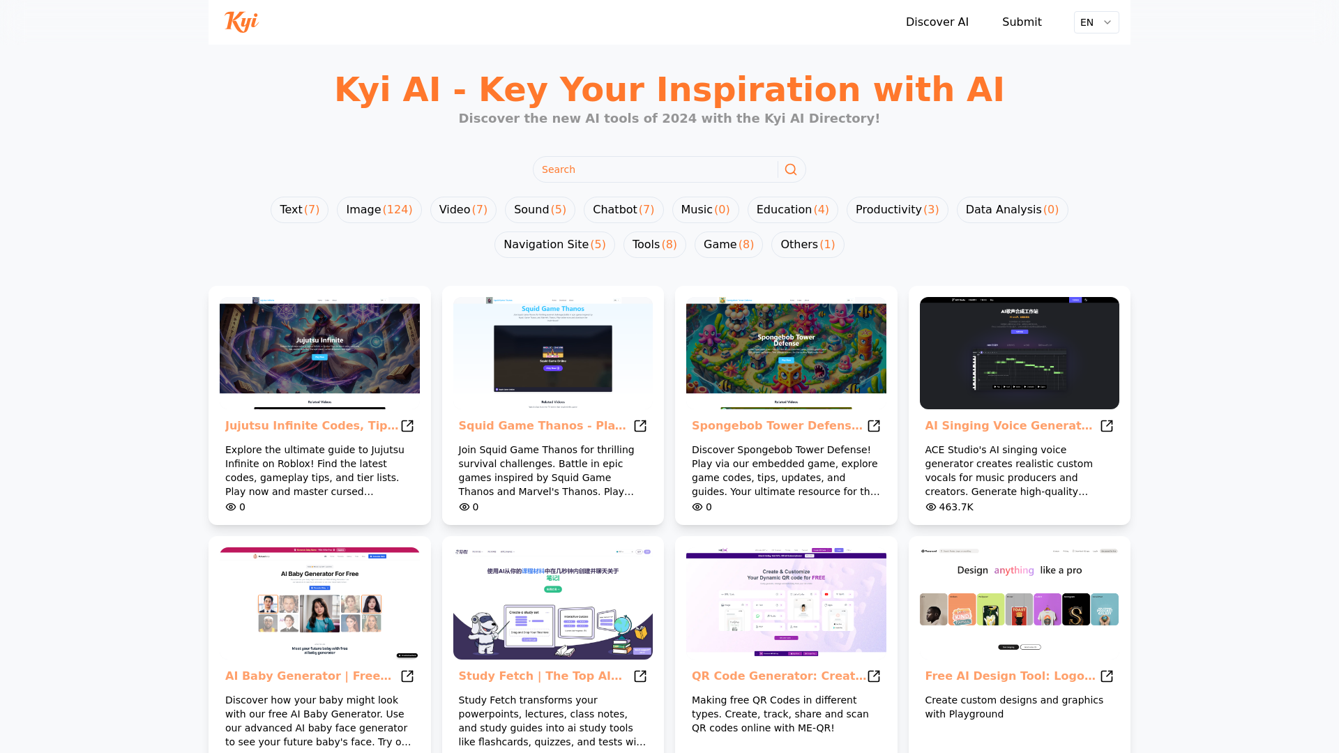 Kyi AI: List of the new AI Tools in 2024