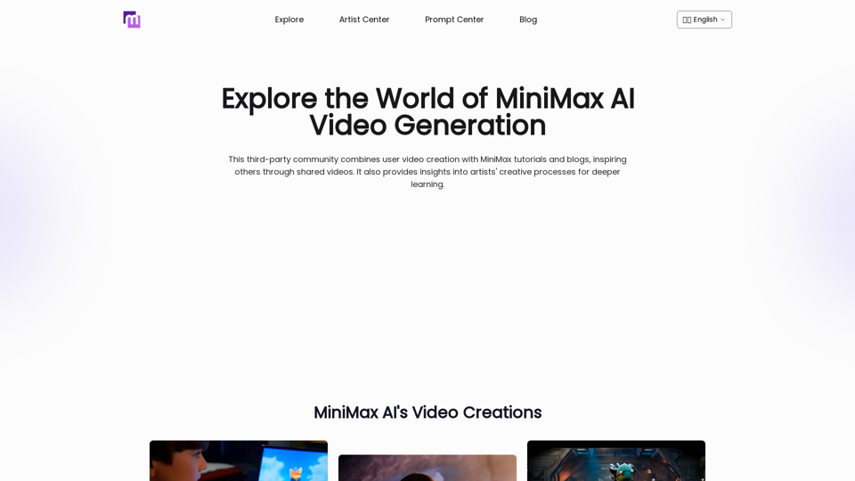MiniMax AI Video Generation and Creation Community for Visionaries