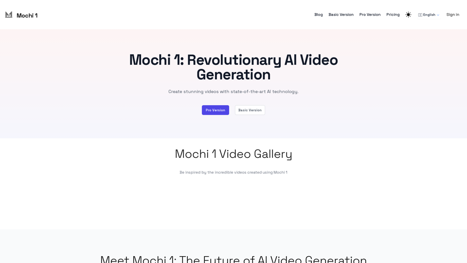 Mochi 1 screenshot