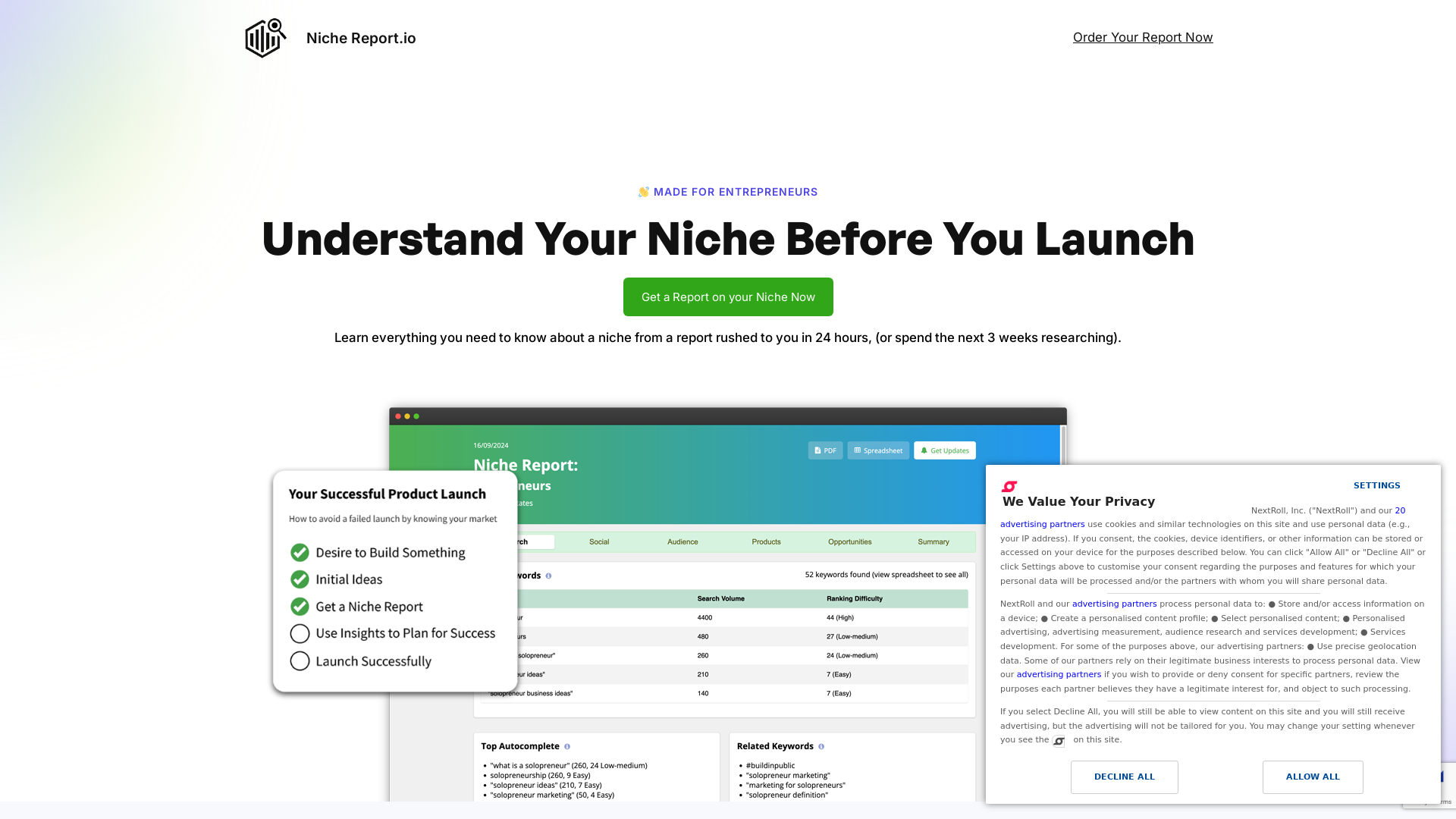 Niche and Audience Research Tool