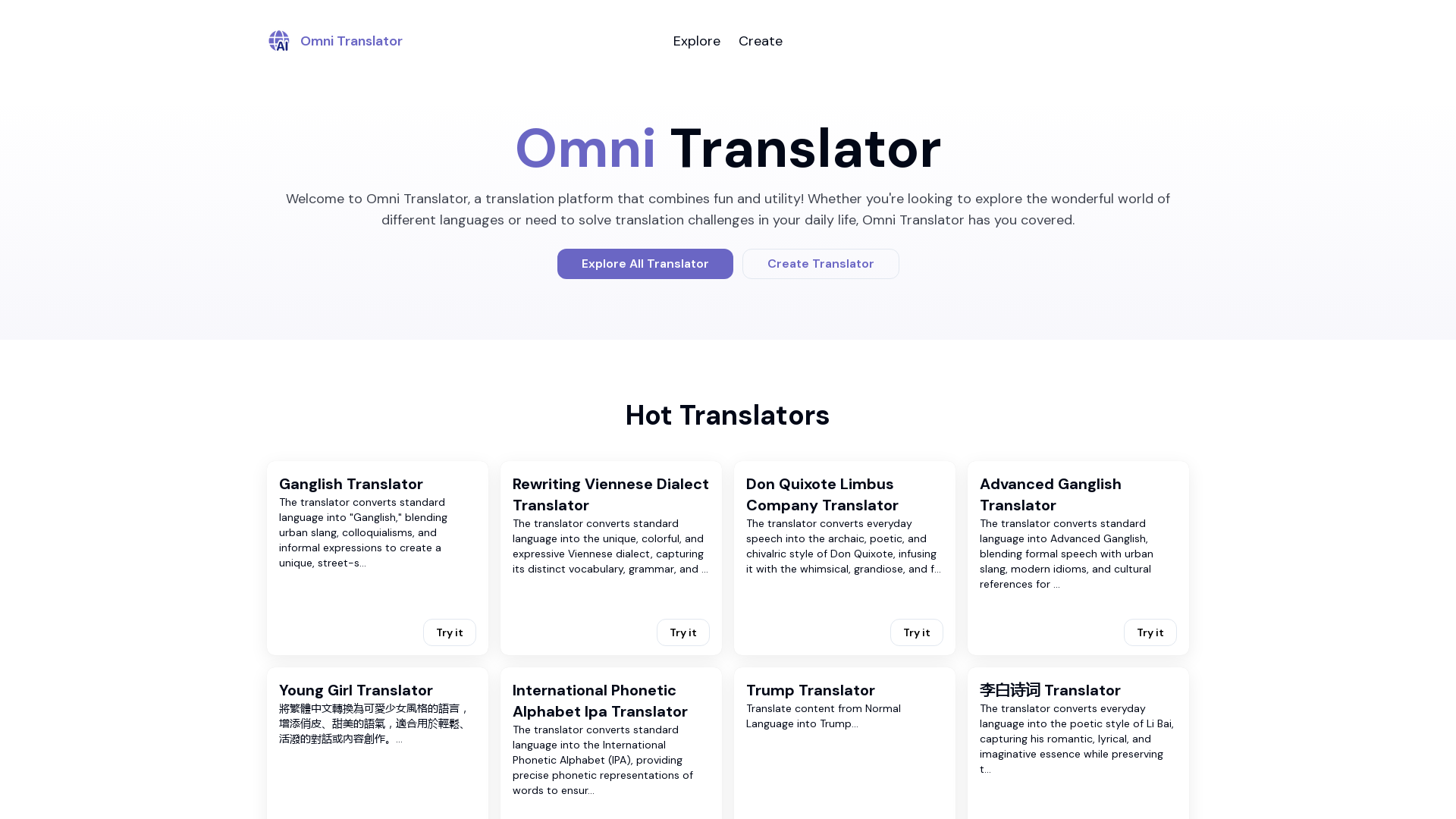 Omni Translator: AI