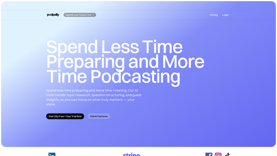 podpally | AI podcast research assistant & guest matcher