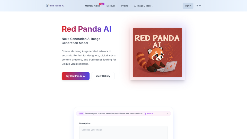 Red Panda AI screenshot