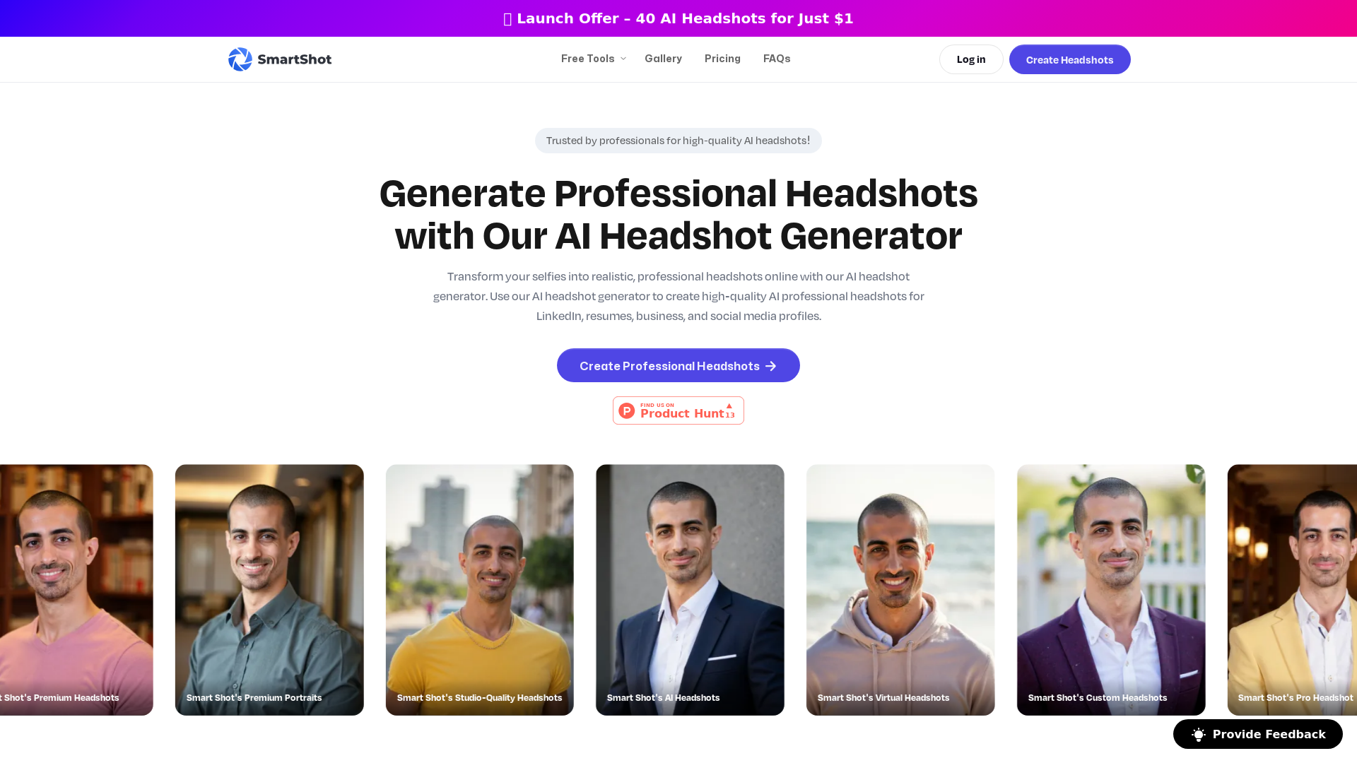 AI Headshot Generator to Create Professional Headshots