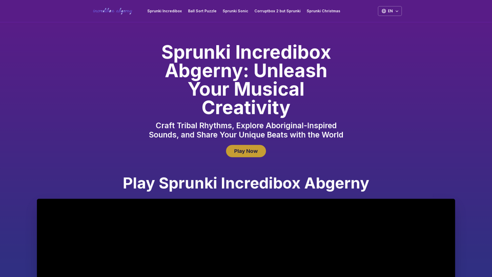 Create Unique Tribal Beats with Incredibox Abgerny screenshot