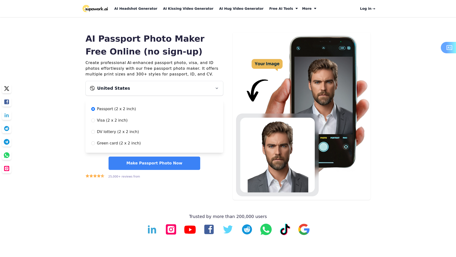 AI Passport Photo Maker Free Online (no sign