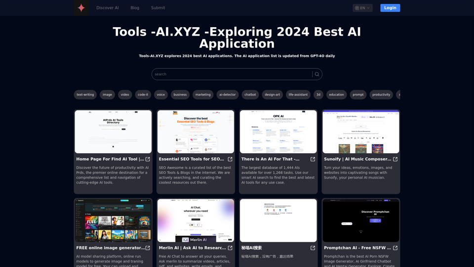 Get your best AI application | Tools-AI.XYZ