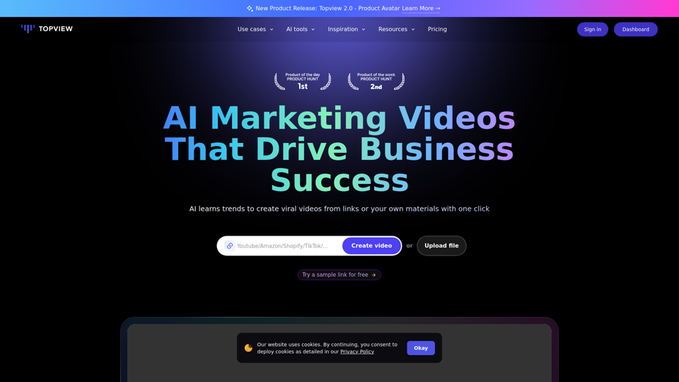 AI Video Editor | Create viral videos with AI - Topview.ai