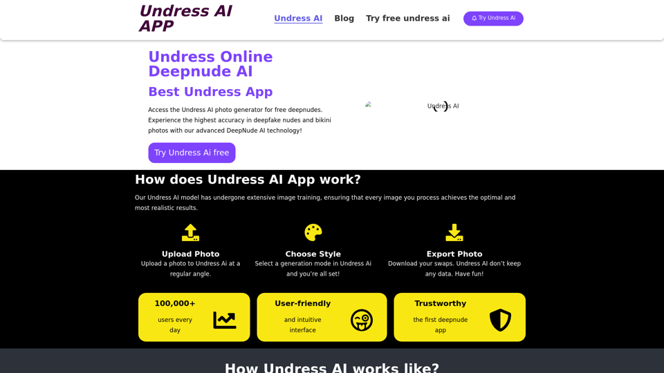 DeepNude Nudify, Free Undress AI & Clothes Remover Online | Undress AI APP