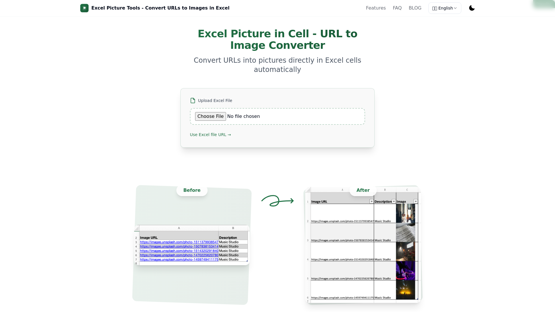 Excel Picture Tools