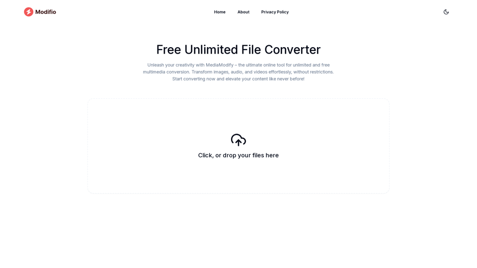 Free File Converter - Images, Video & Audio