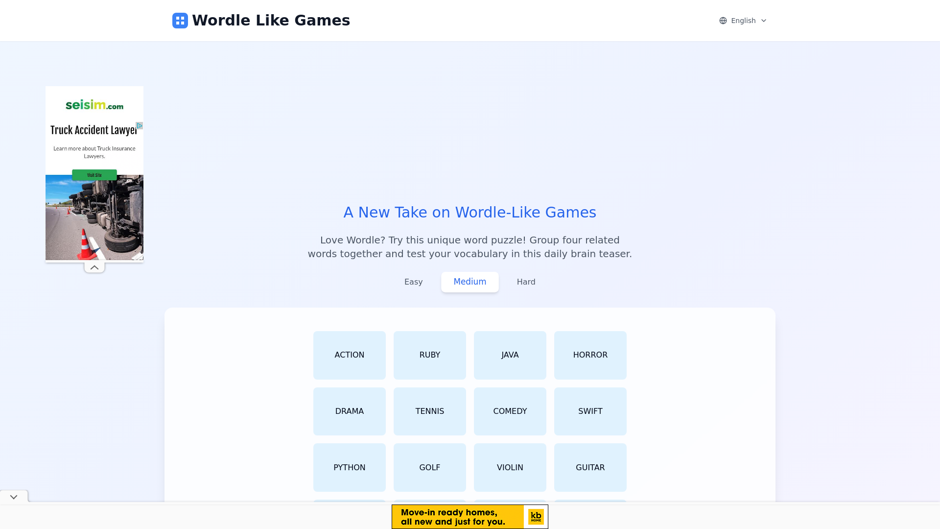 Wordle Like Games