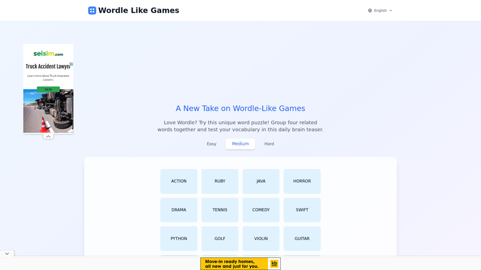 Wordle Like Games - Play Fun Word Puzzle Games Online