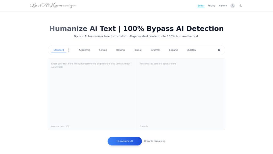 AI Essay Writing - Free AI Text Humanizer