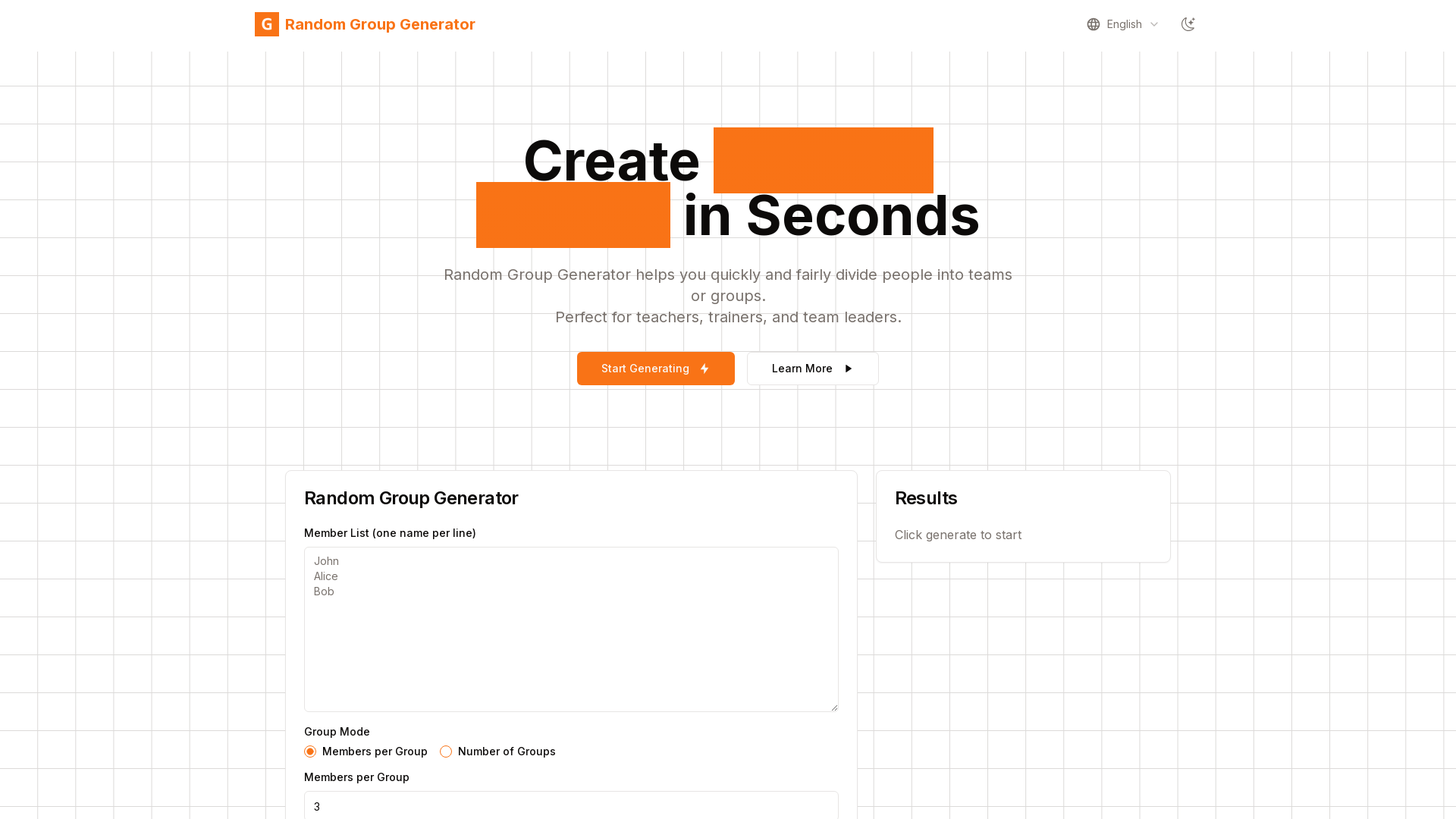 Create Fair Groups Instantly