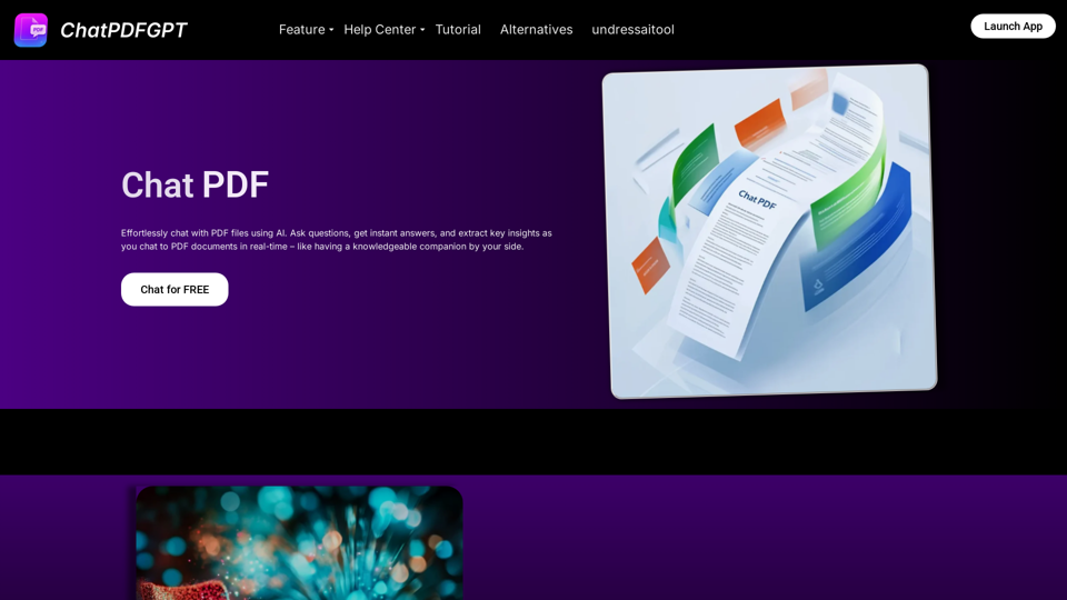ChatPDFGPT: Free AI Chat for Any PDF Document