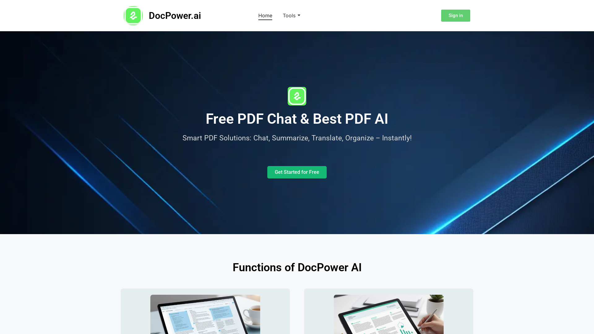 DocPower AI: Free PDF Chat