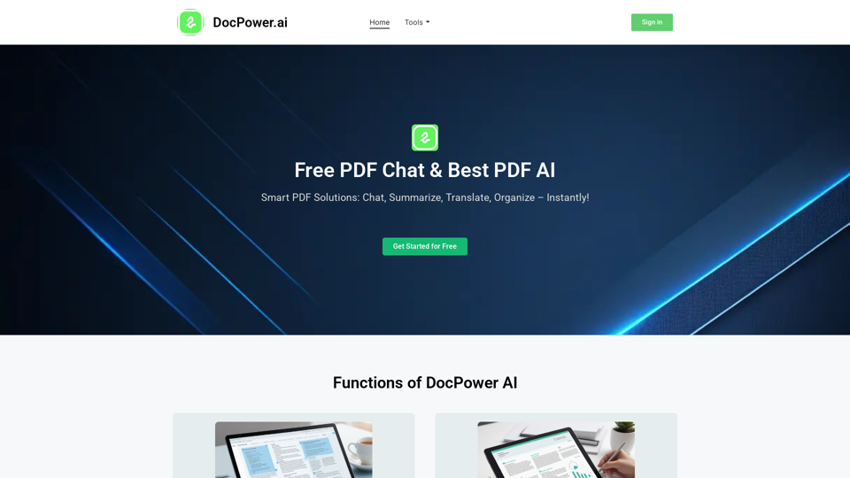 DocPower AI: Free PDF Chat