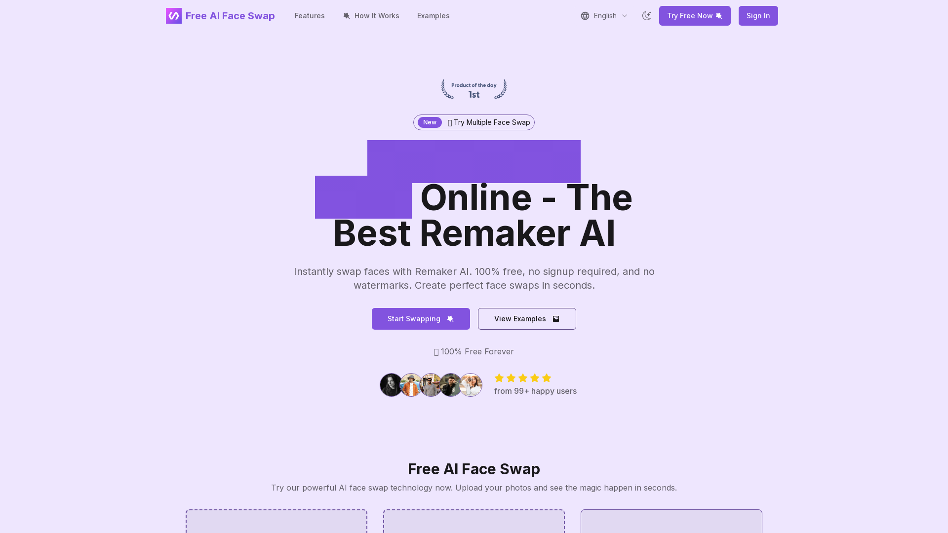 Free AI Face Swap Online