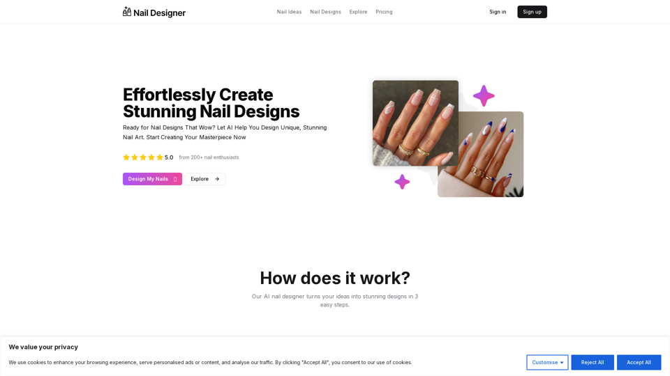 Create Your Perfect Nail Design with AI