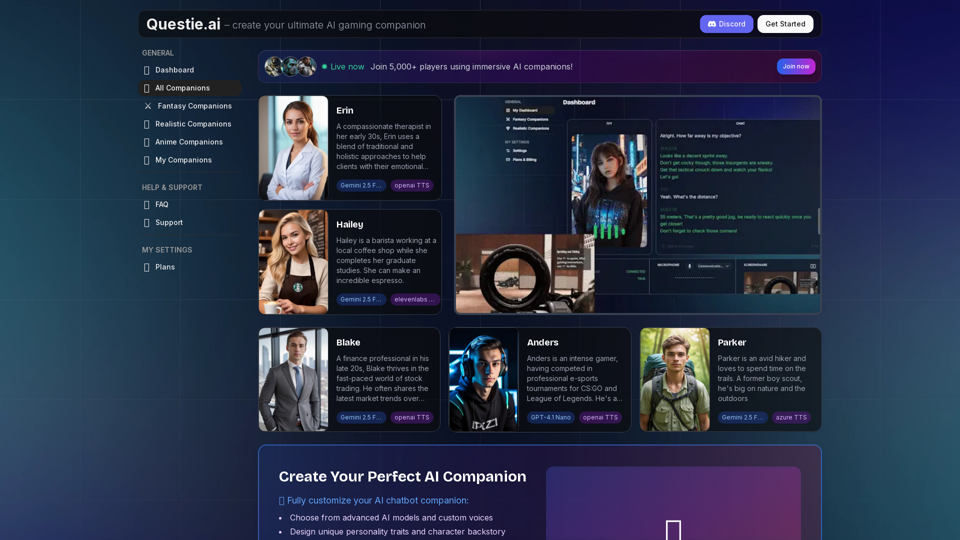 AI Companion That Reacts to Gameplay screenshot