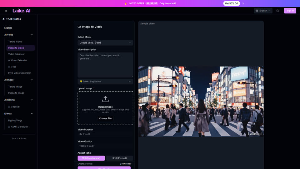 AI图片转视频 screenshot
