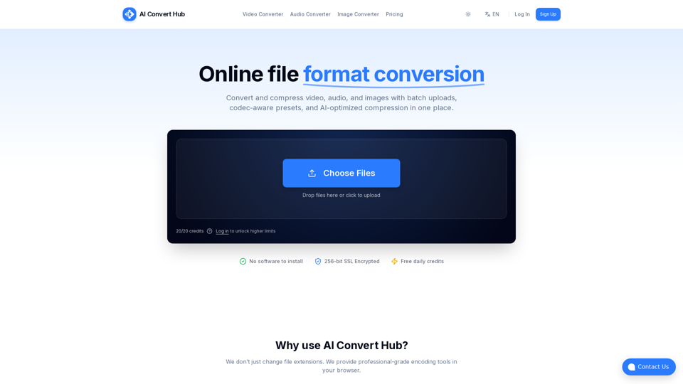 AI Convert Hub screenshot