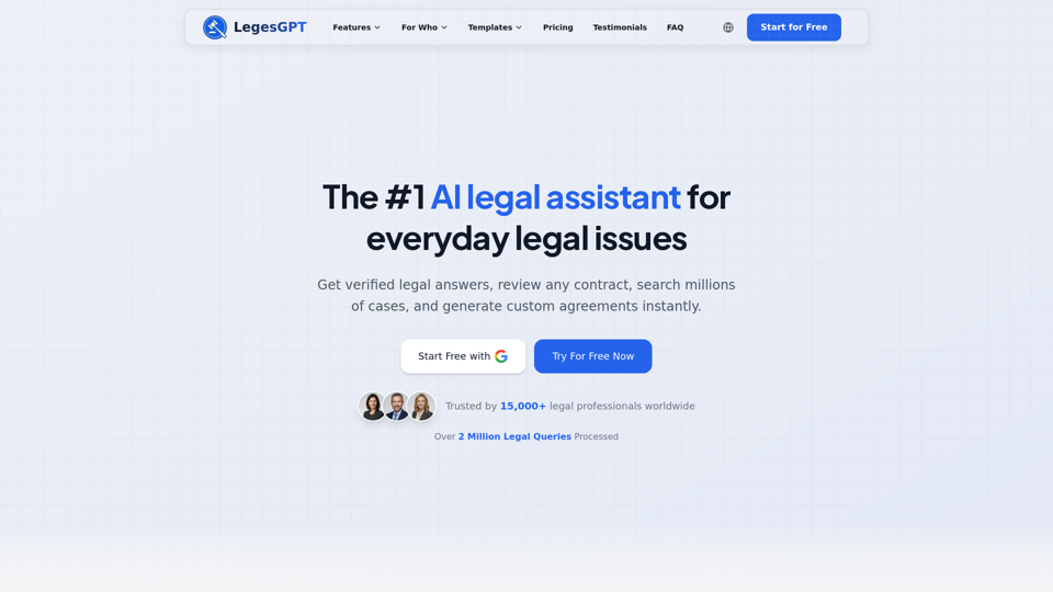 LegesGPT screenshot