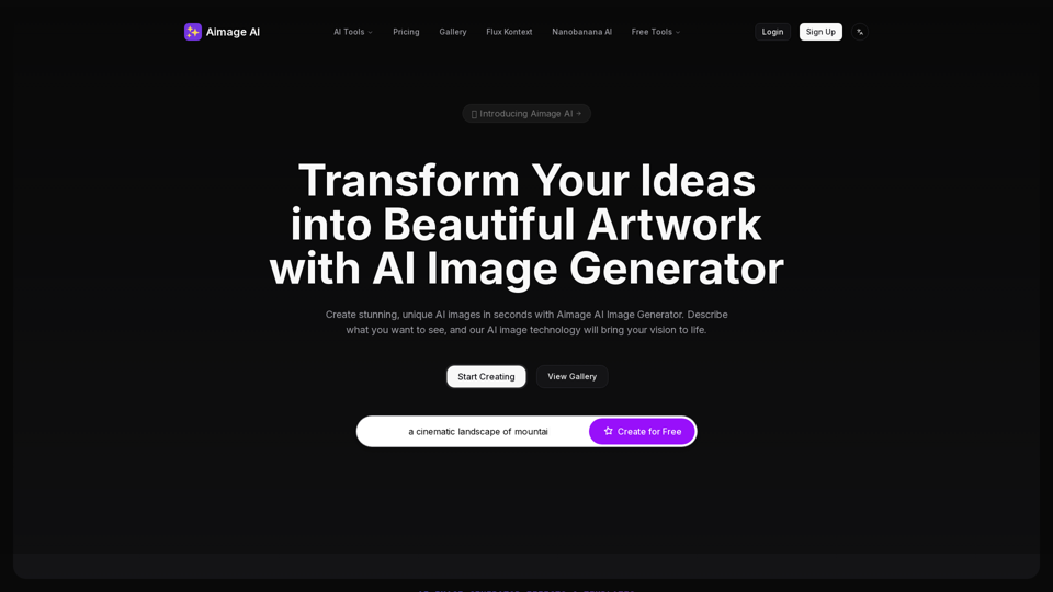 Aimage AI screenshot